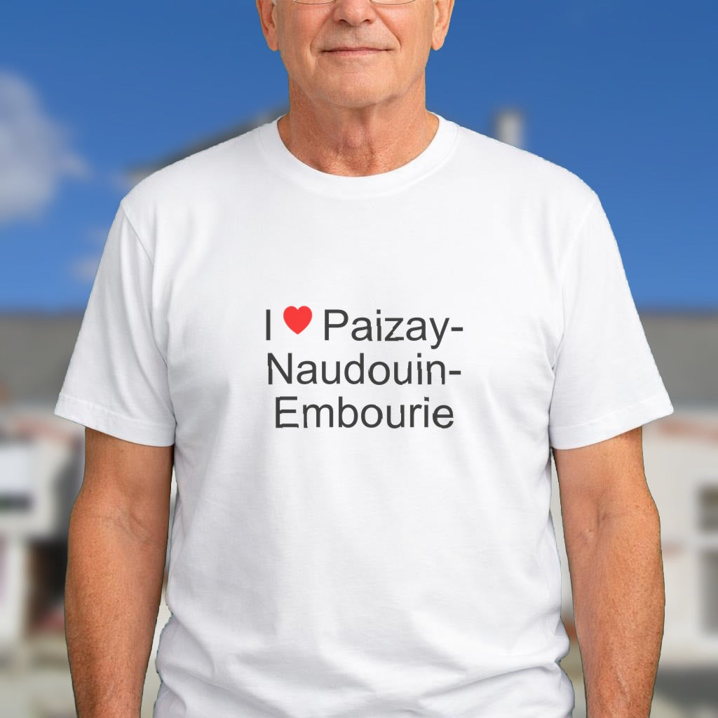 T-shirt I love paizay-naudouin-embourie