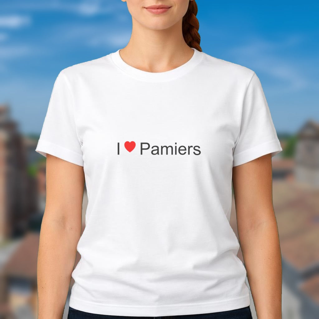 T-shirt I love pamiers