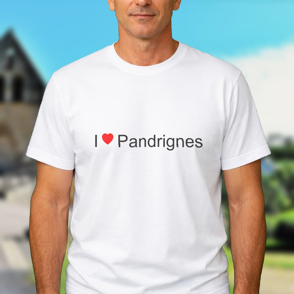 T-shirt I love pandrignes