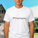 T-shirt I love pandrignes