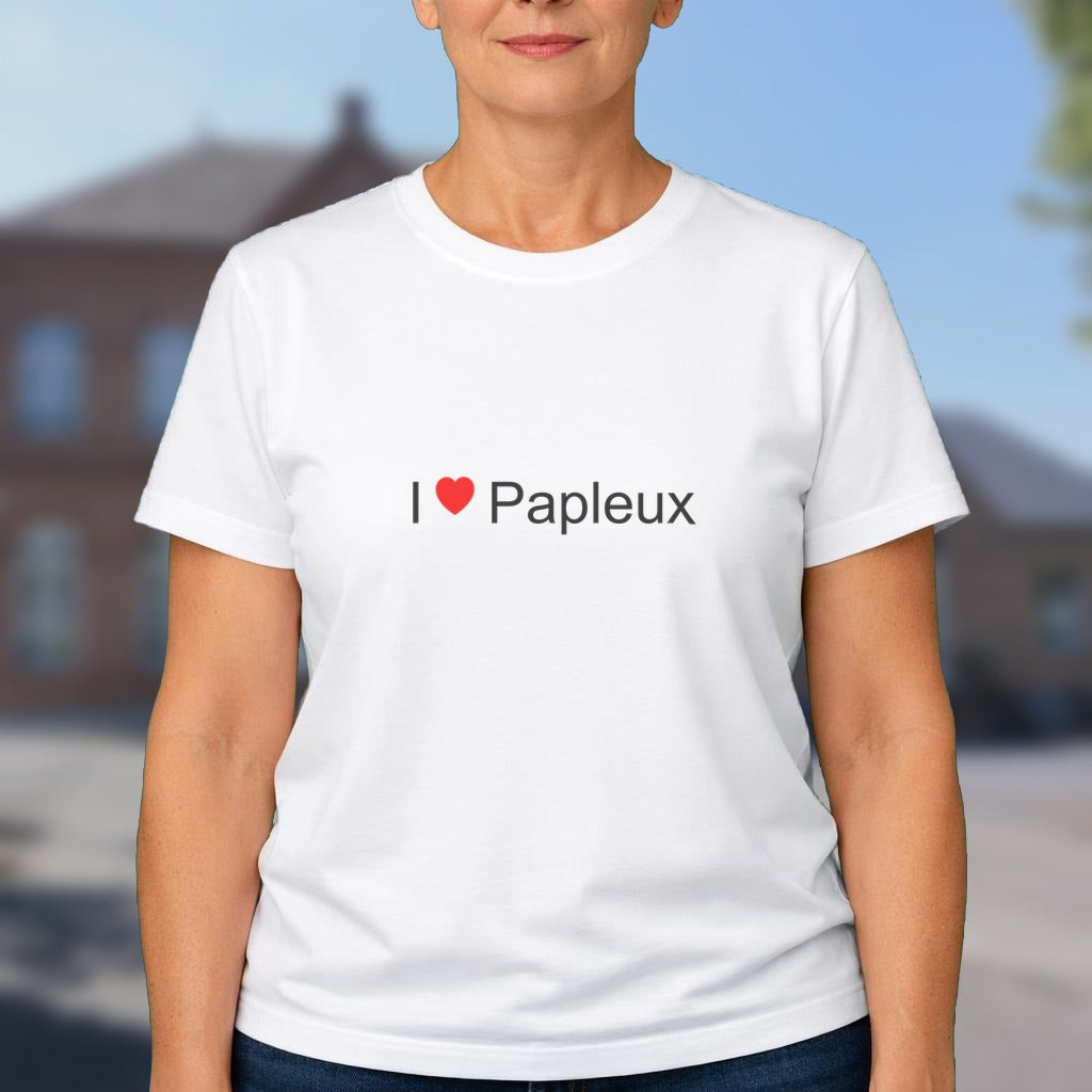 T-shirt I love papleux