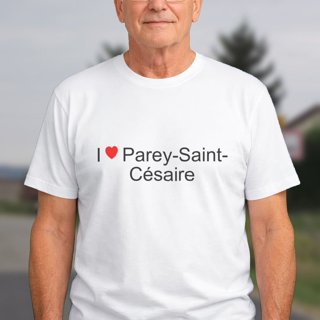 T-shirt I love parey-saint-césaire