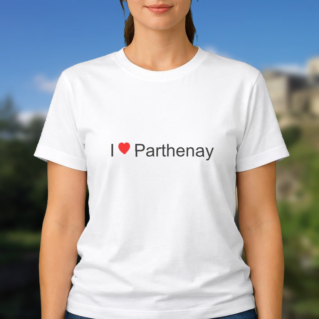 T-shirt I love parthenay