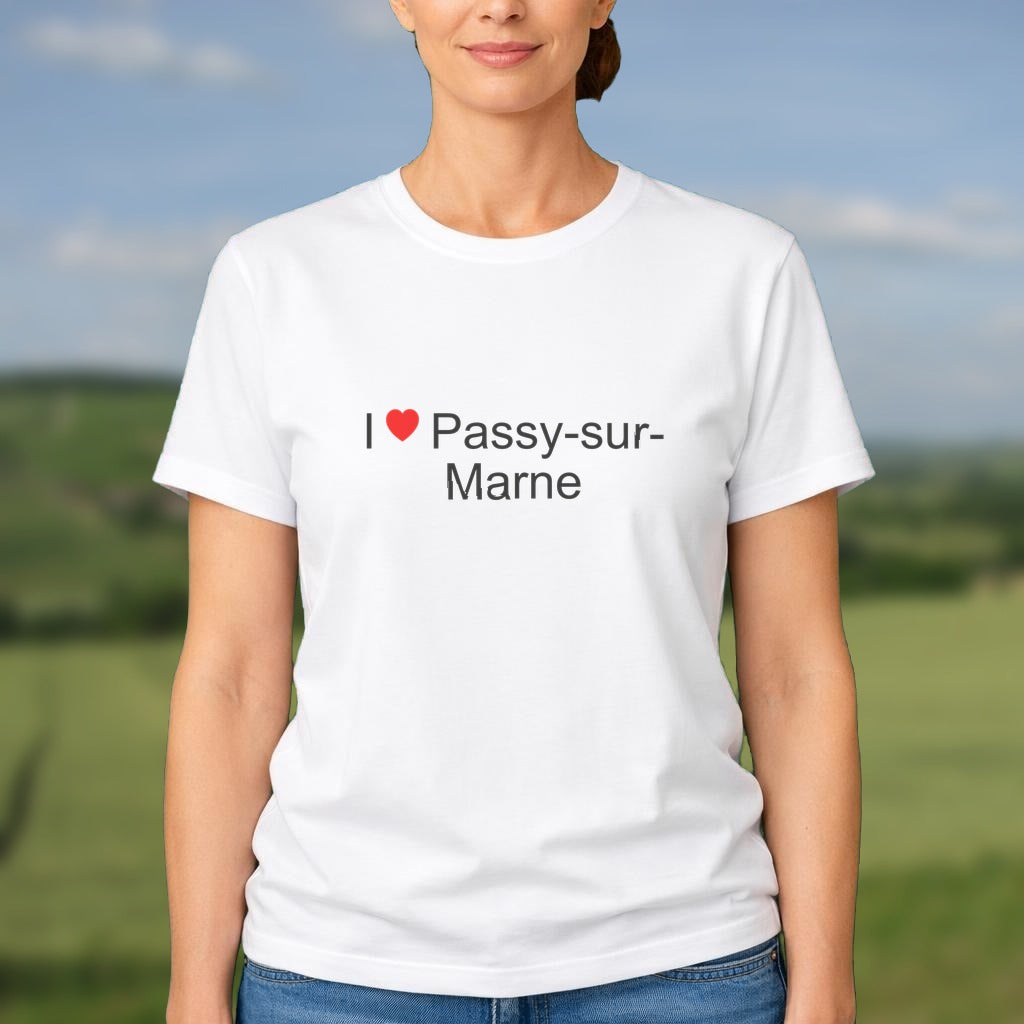 T-shirt I love passy-sur-marne