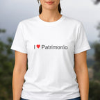 T-shirt I love patrimonio
