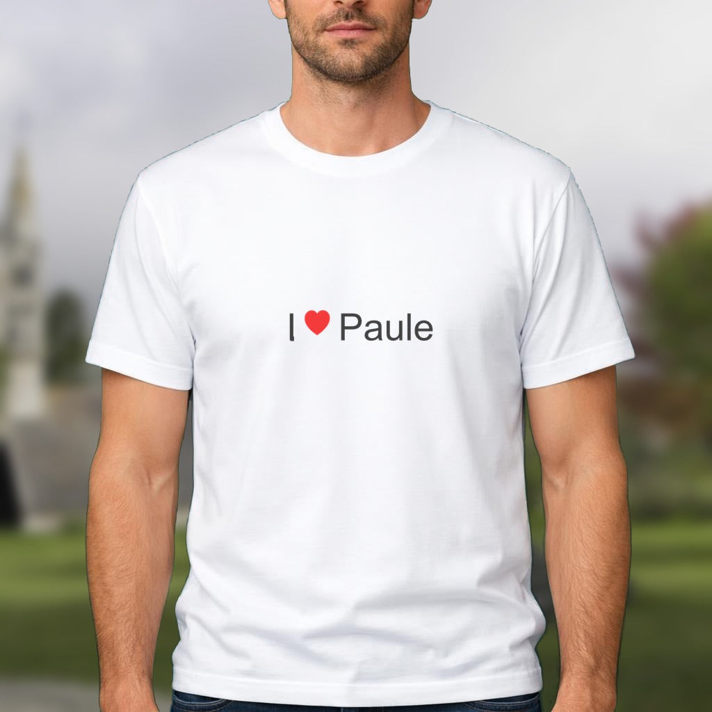 T-shirt I love paule