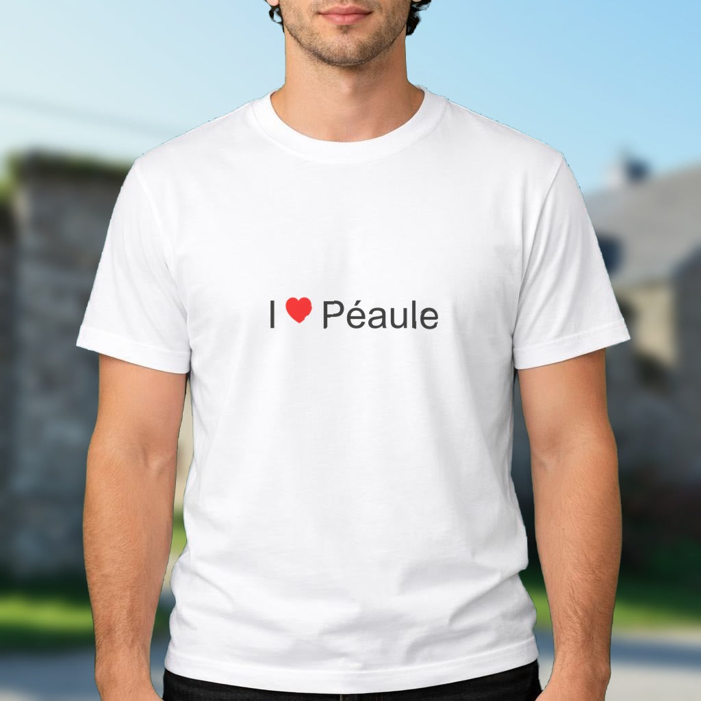 T-shirt I love péaule