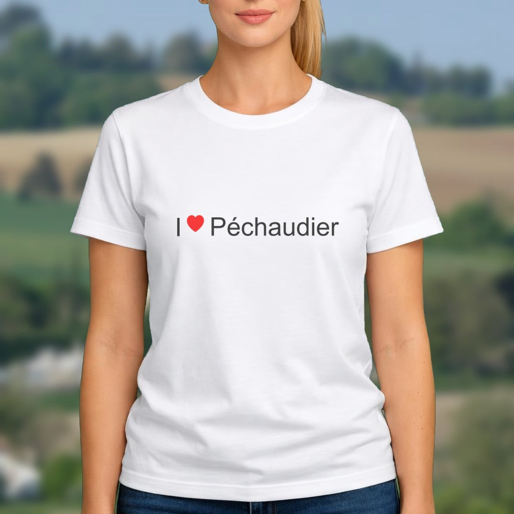 T-shirt I love péchaudier