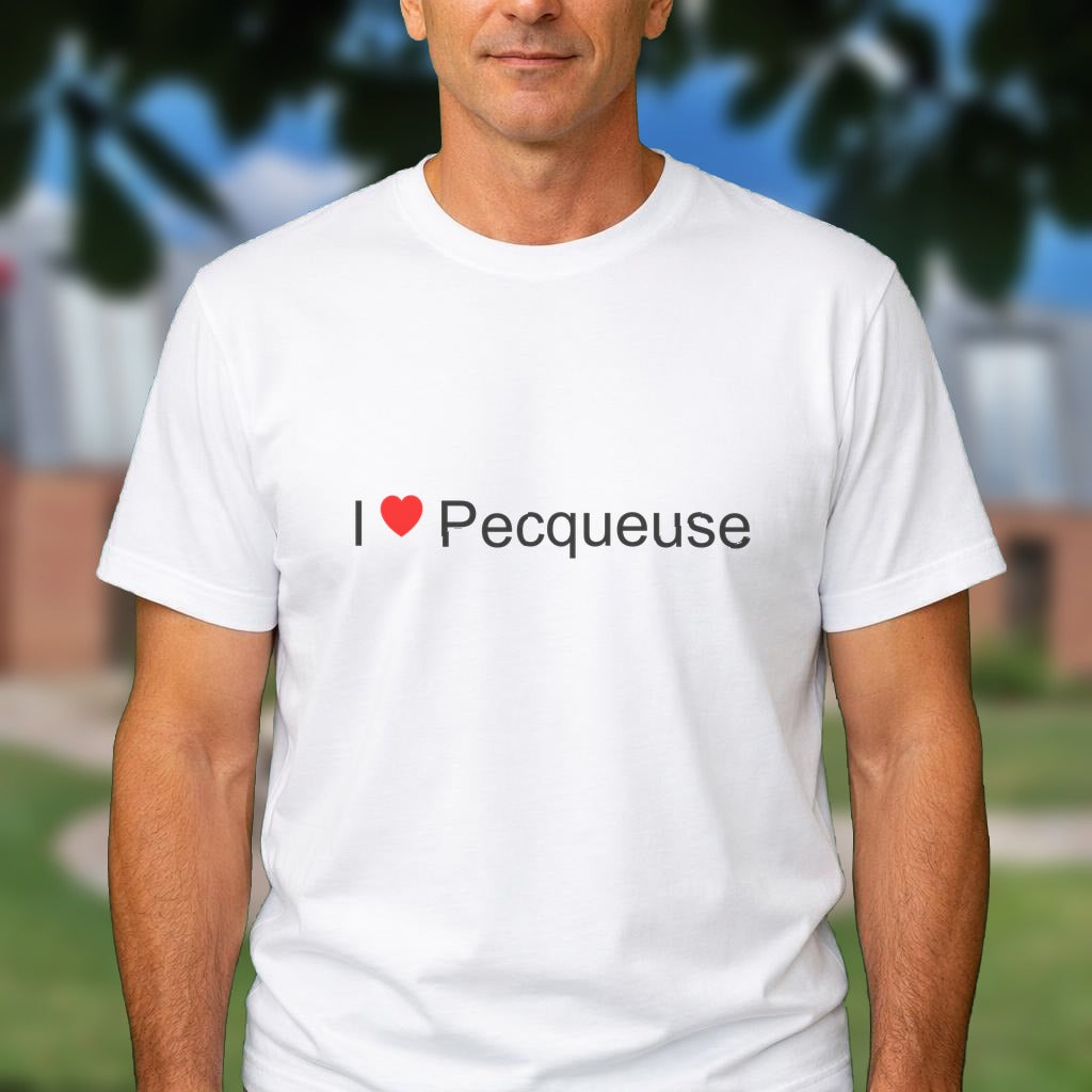 T-shirt I love pecqueuse