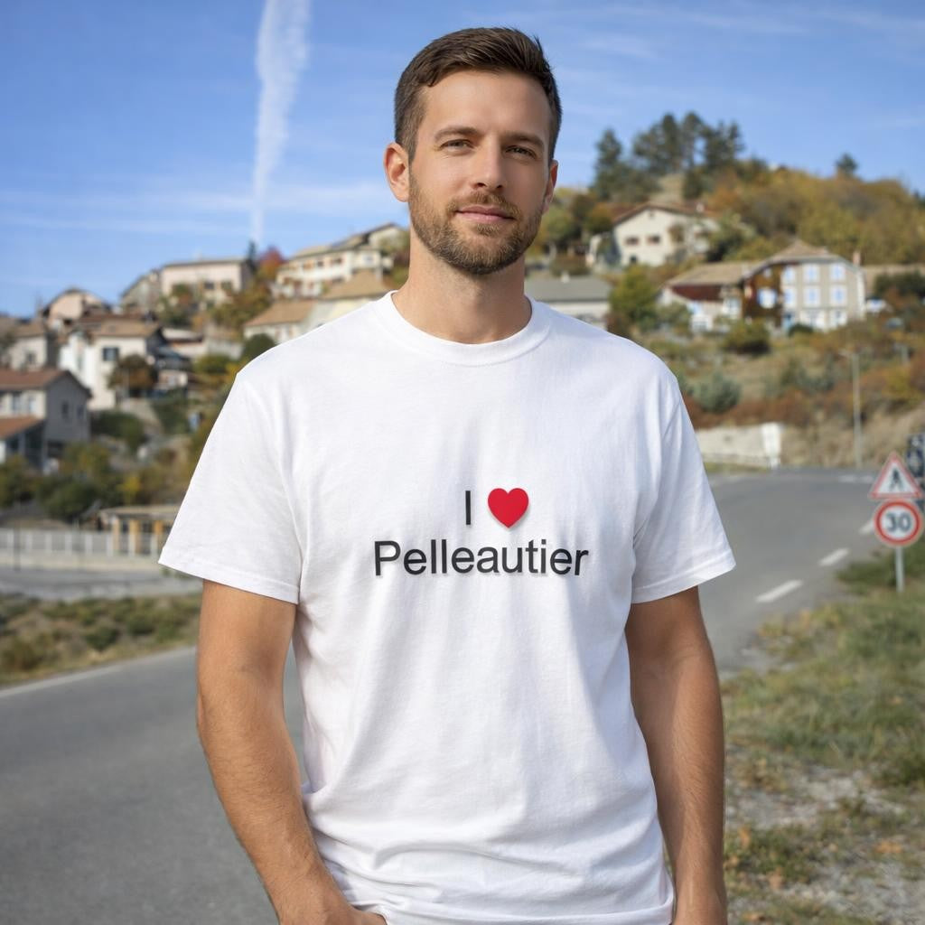 T-shirt I love pelleautier