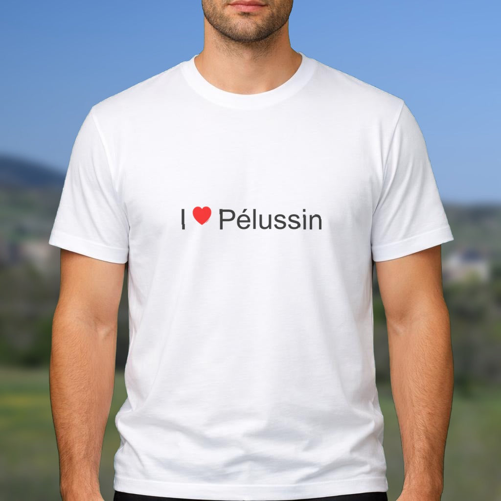 T-shirt I love pélussin