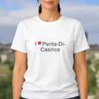 T-shirt I love penta-di-casinca