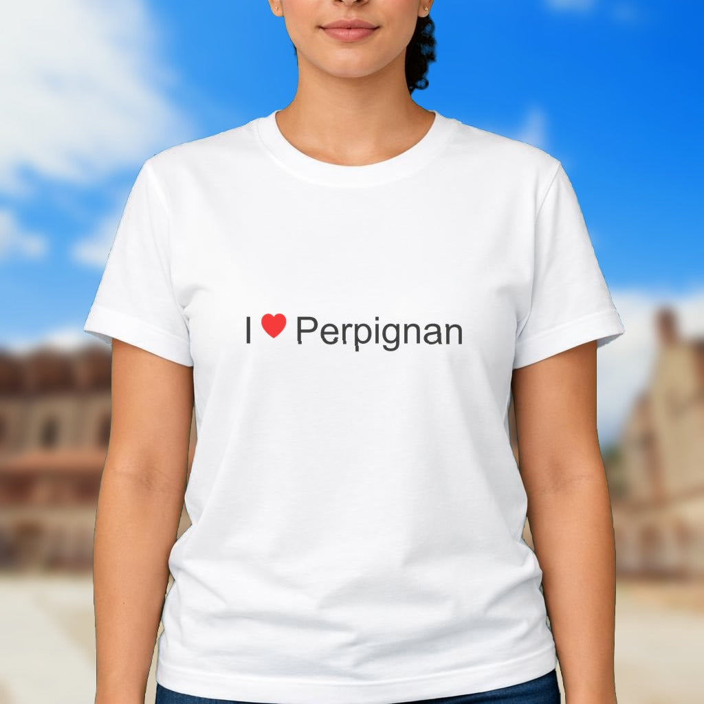 T-shirt I love perpignan