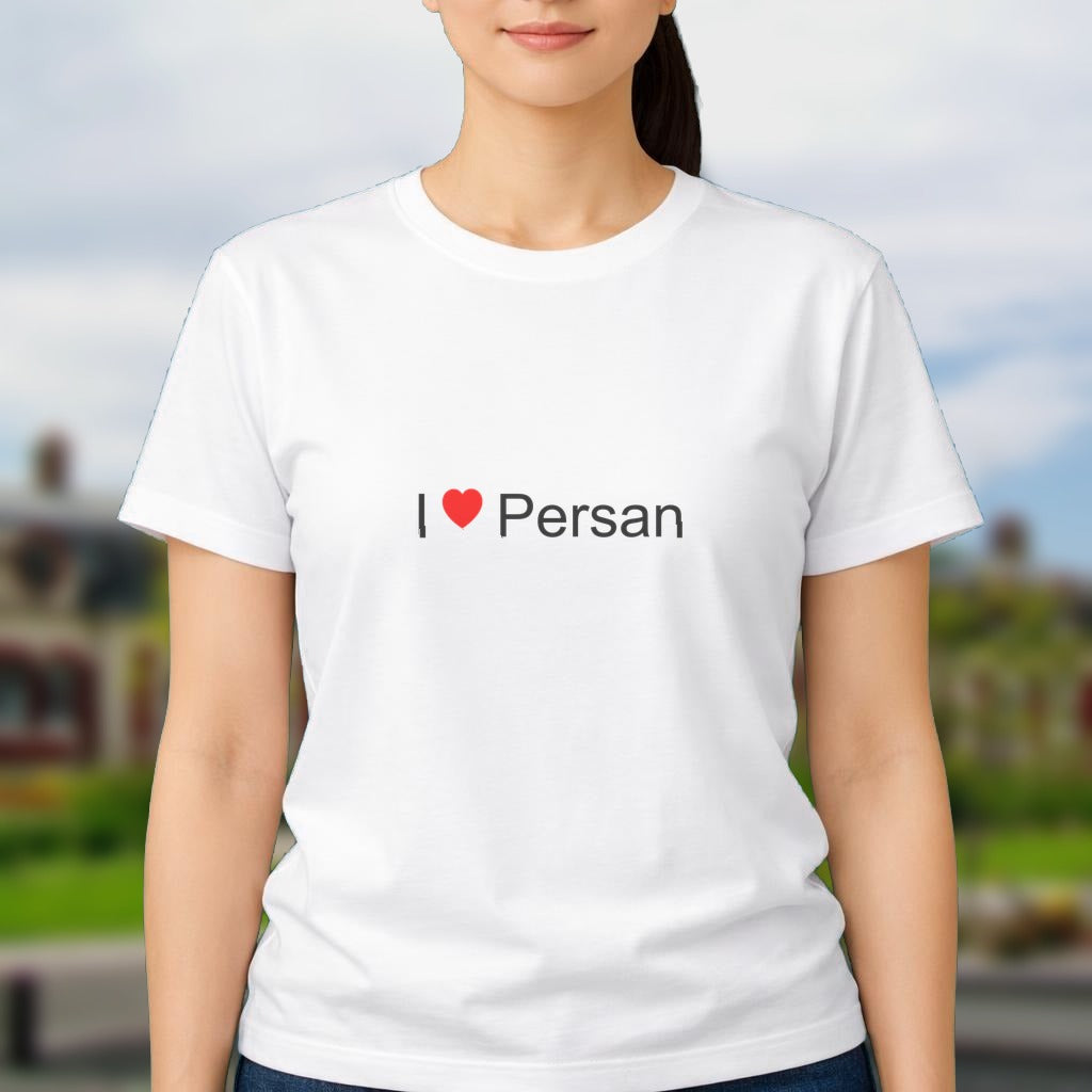 T-shirt I love persan
