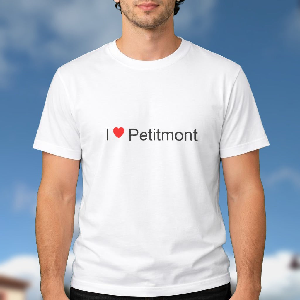 T-shirt I love petitmont