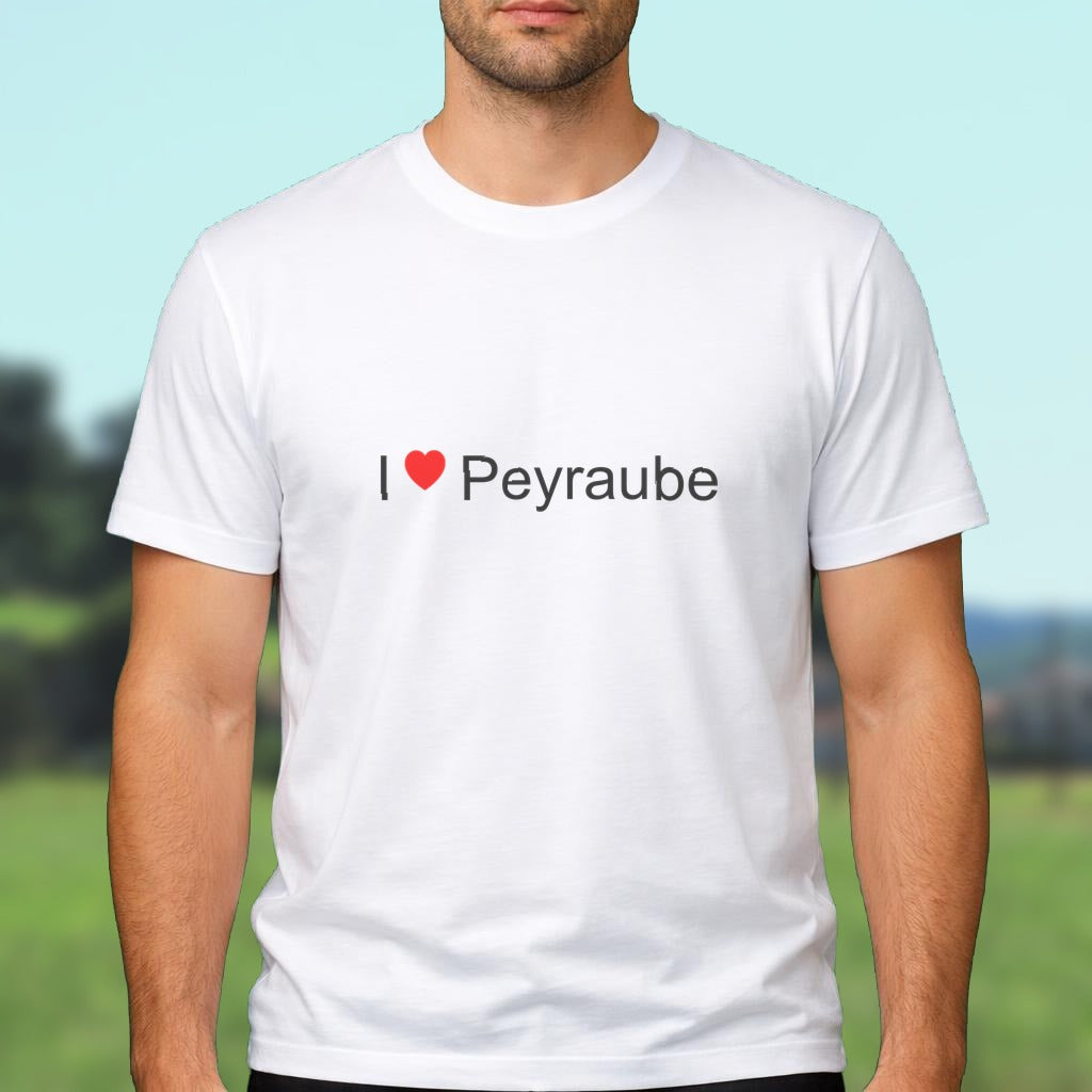 T-shirt I love peyraube