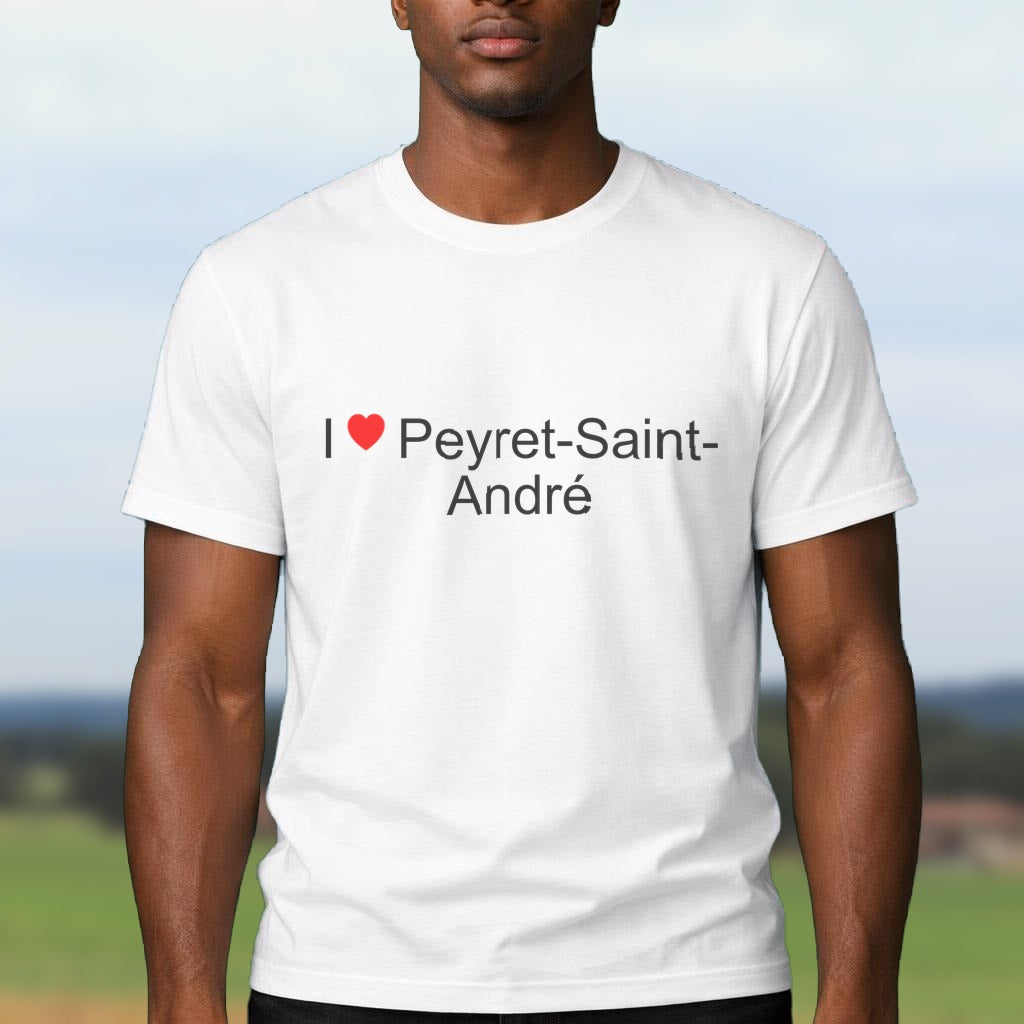 T-shirt I love peyret-saint-andré