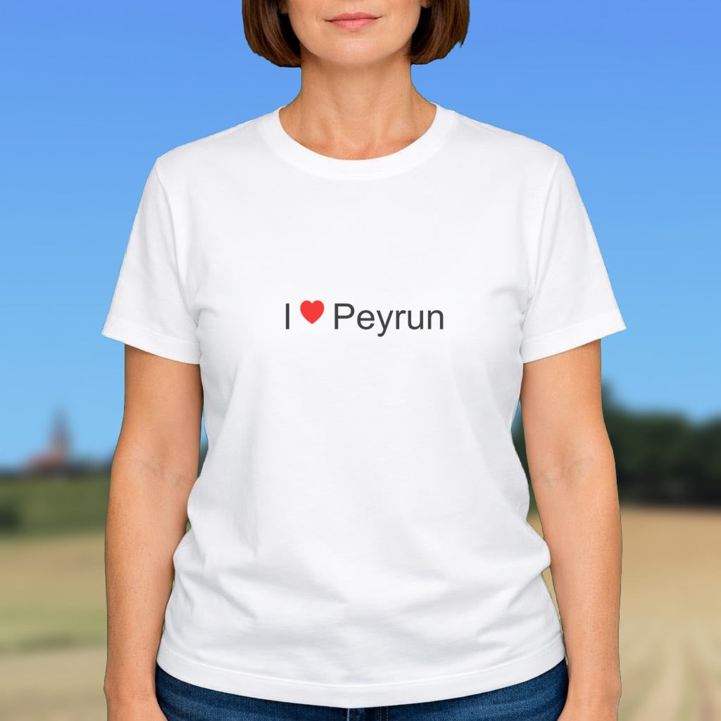 T-shirt I love peyrun