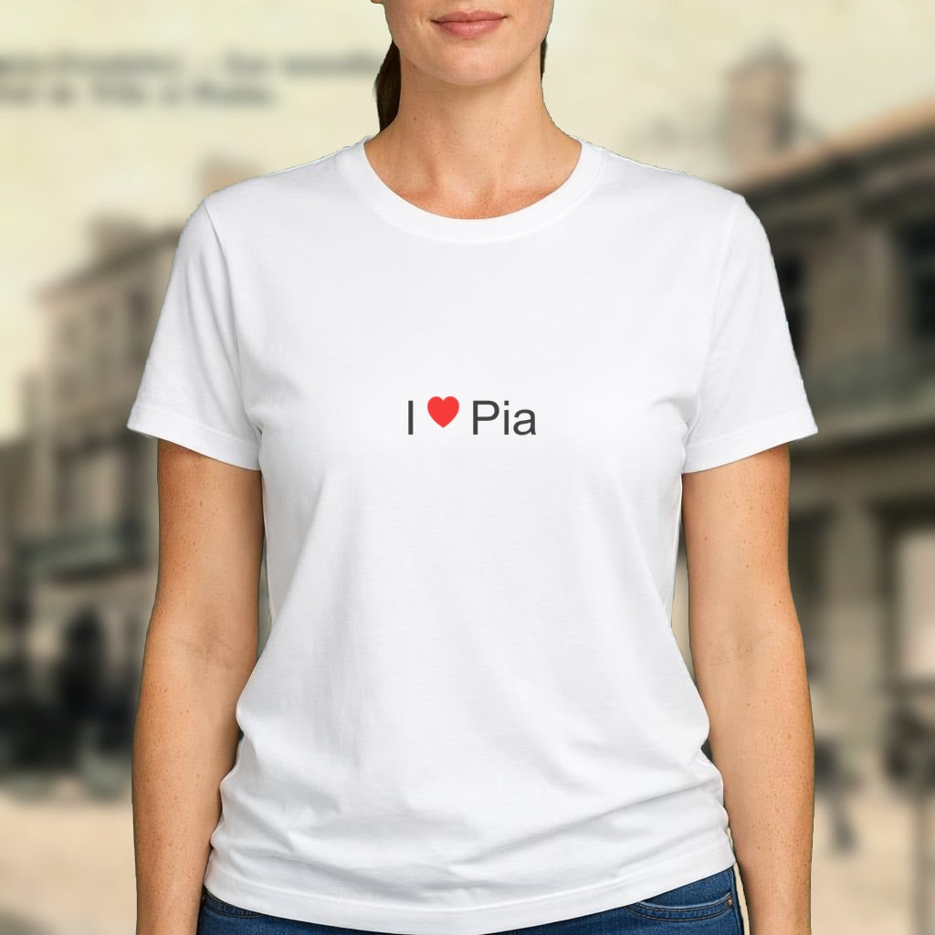 T-shirt I love pia
