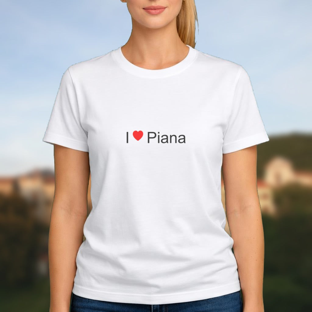 T-shirt I love piana