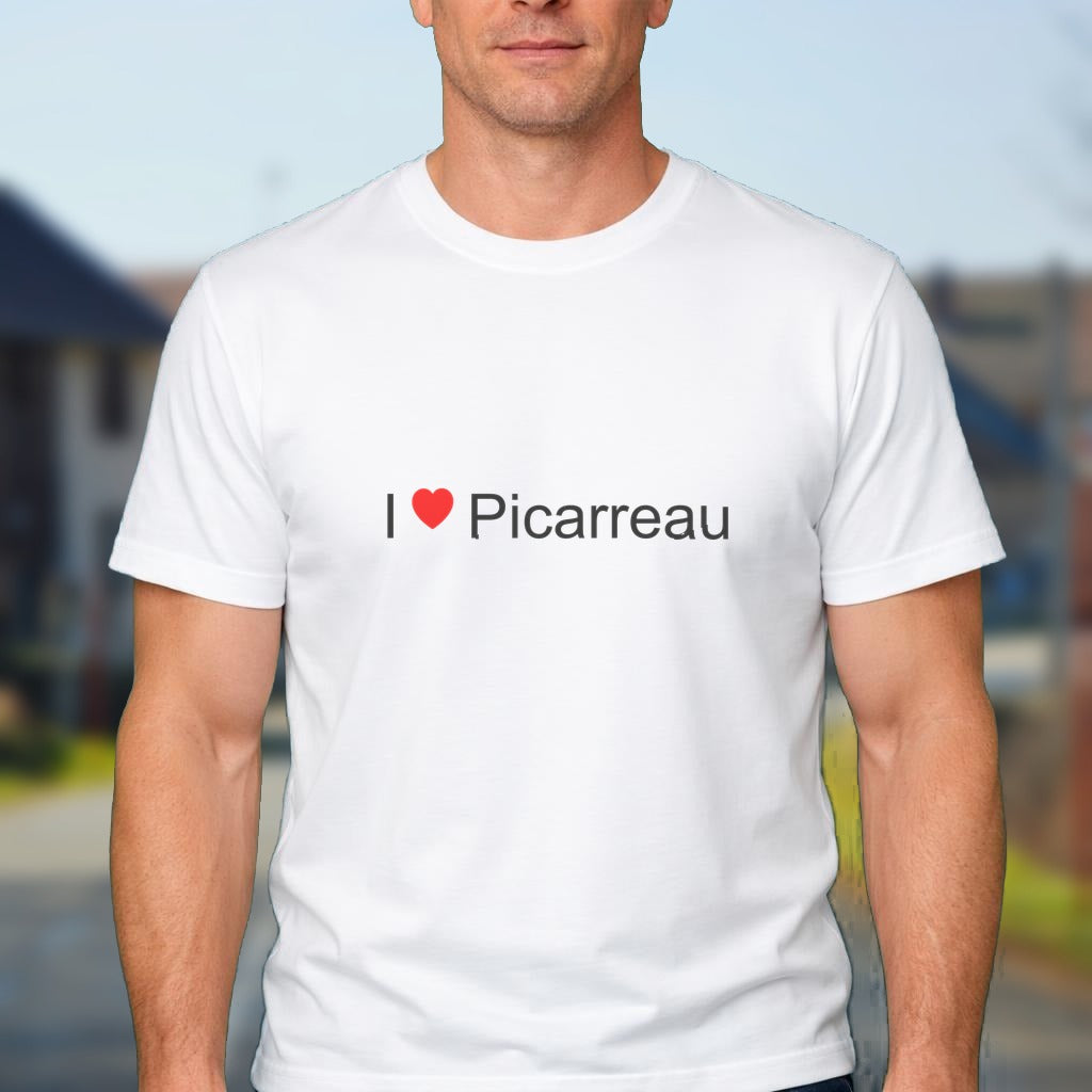 T-shirt I love picarreau