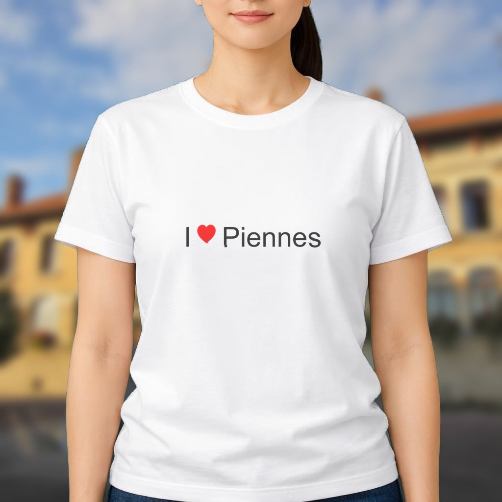 T-shirt I love piennes