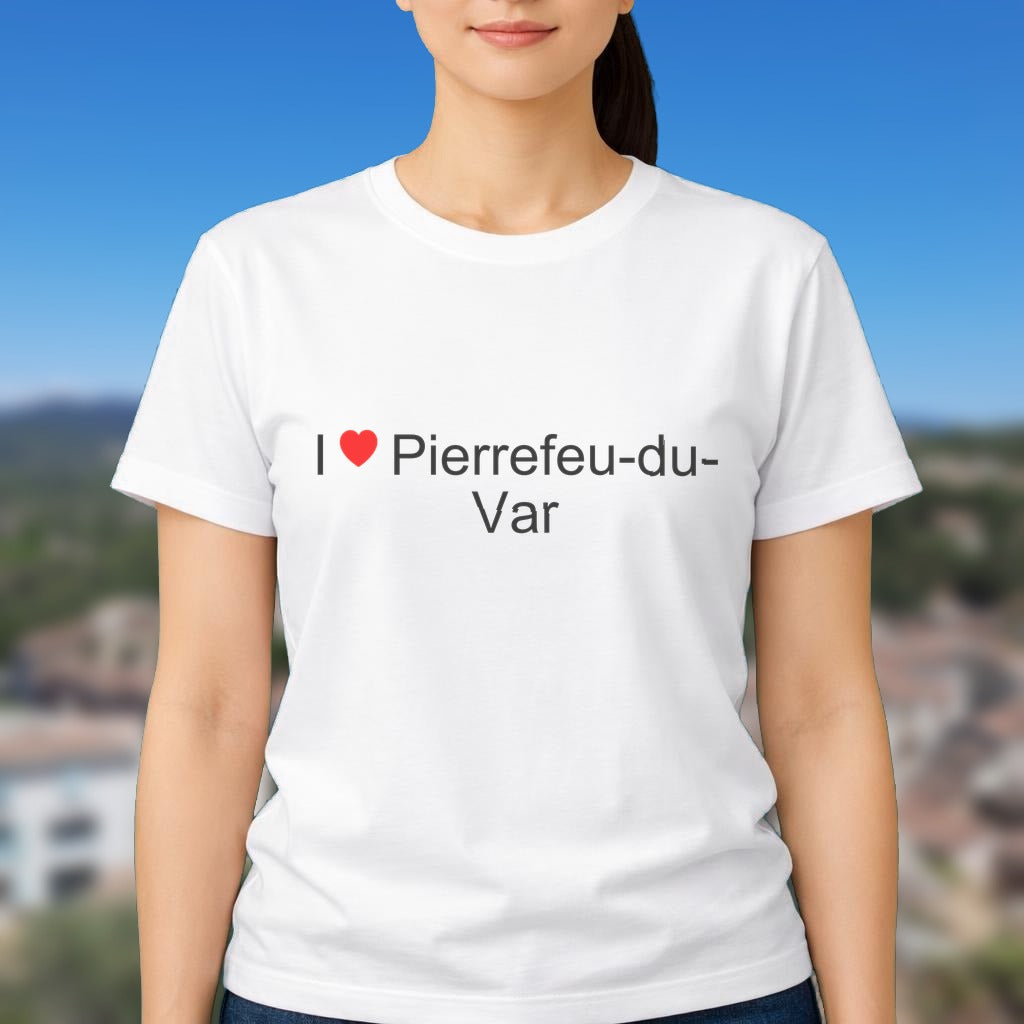 T-shirt I love pierrefeu-du-var