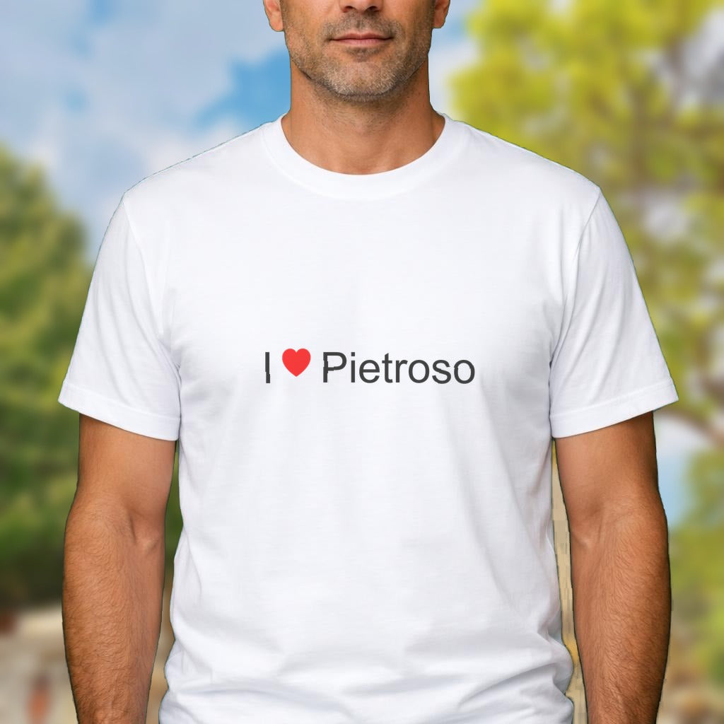 T-shirt I love pietroso