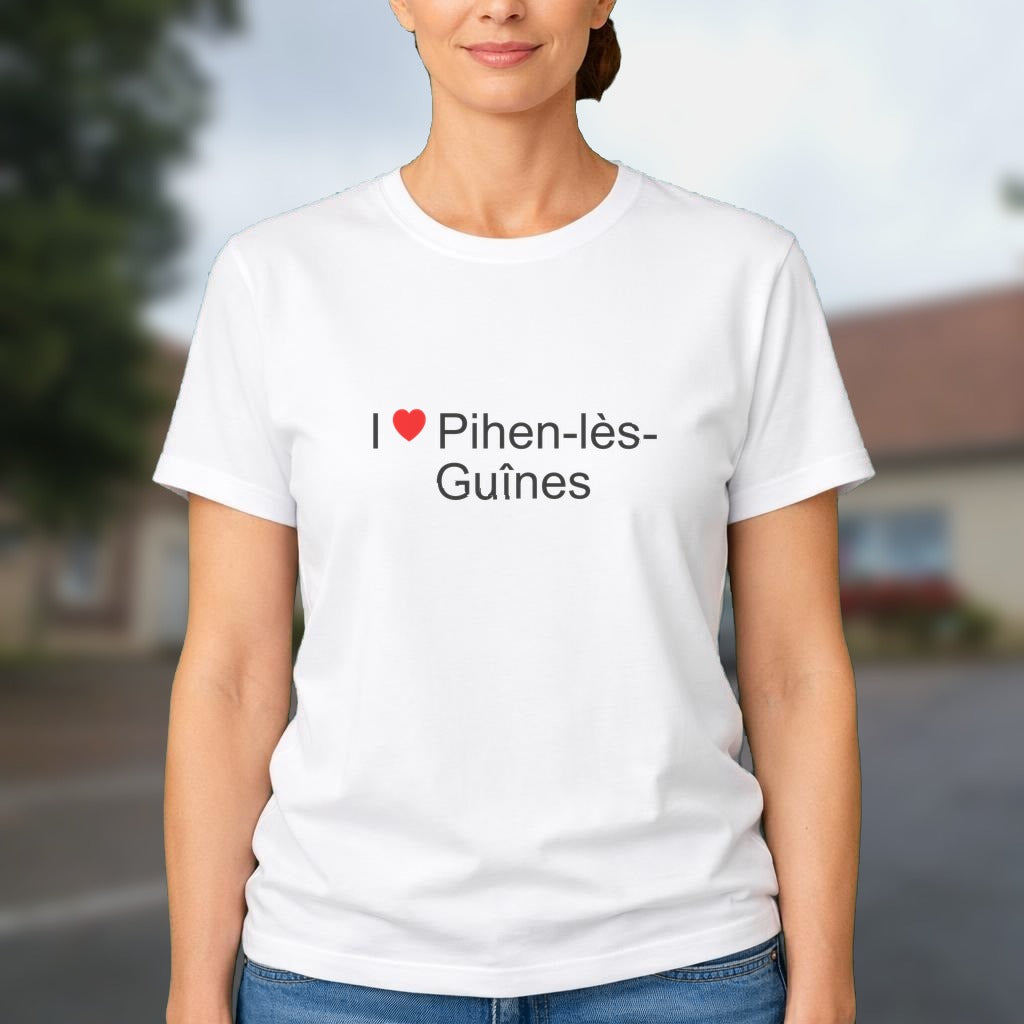 T-shirt I love pihen-lès-guînes