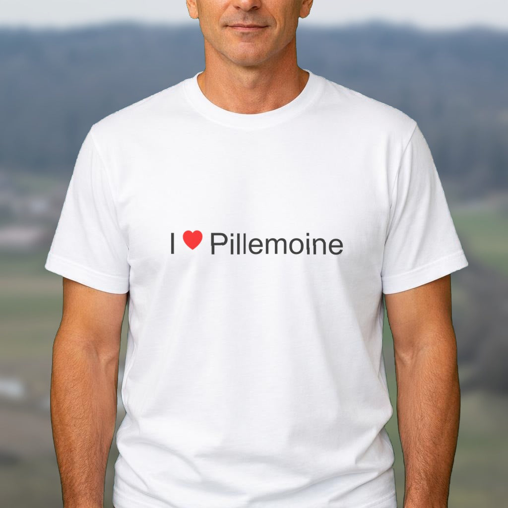 T-shirt I love pillemoine