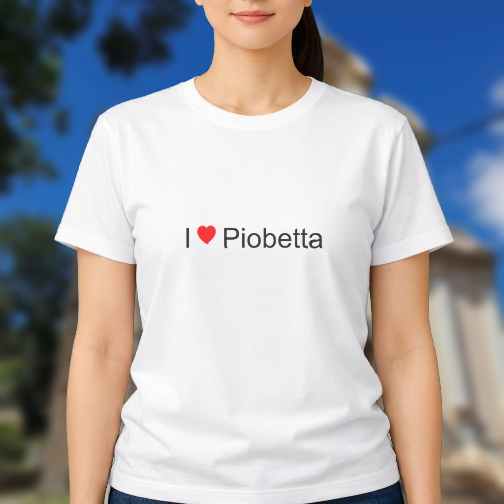 T-shirt I love piobetta