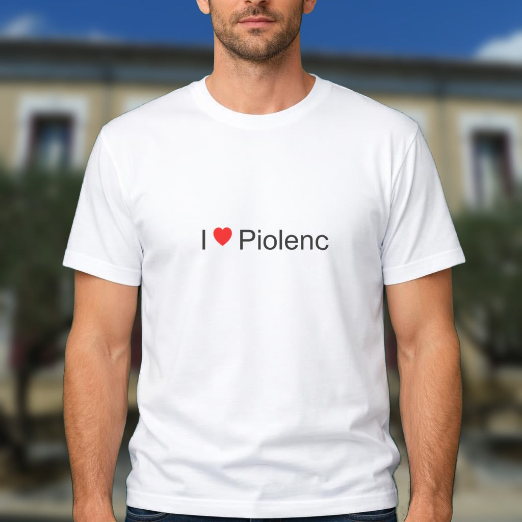 T-shirt I love piolenc