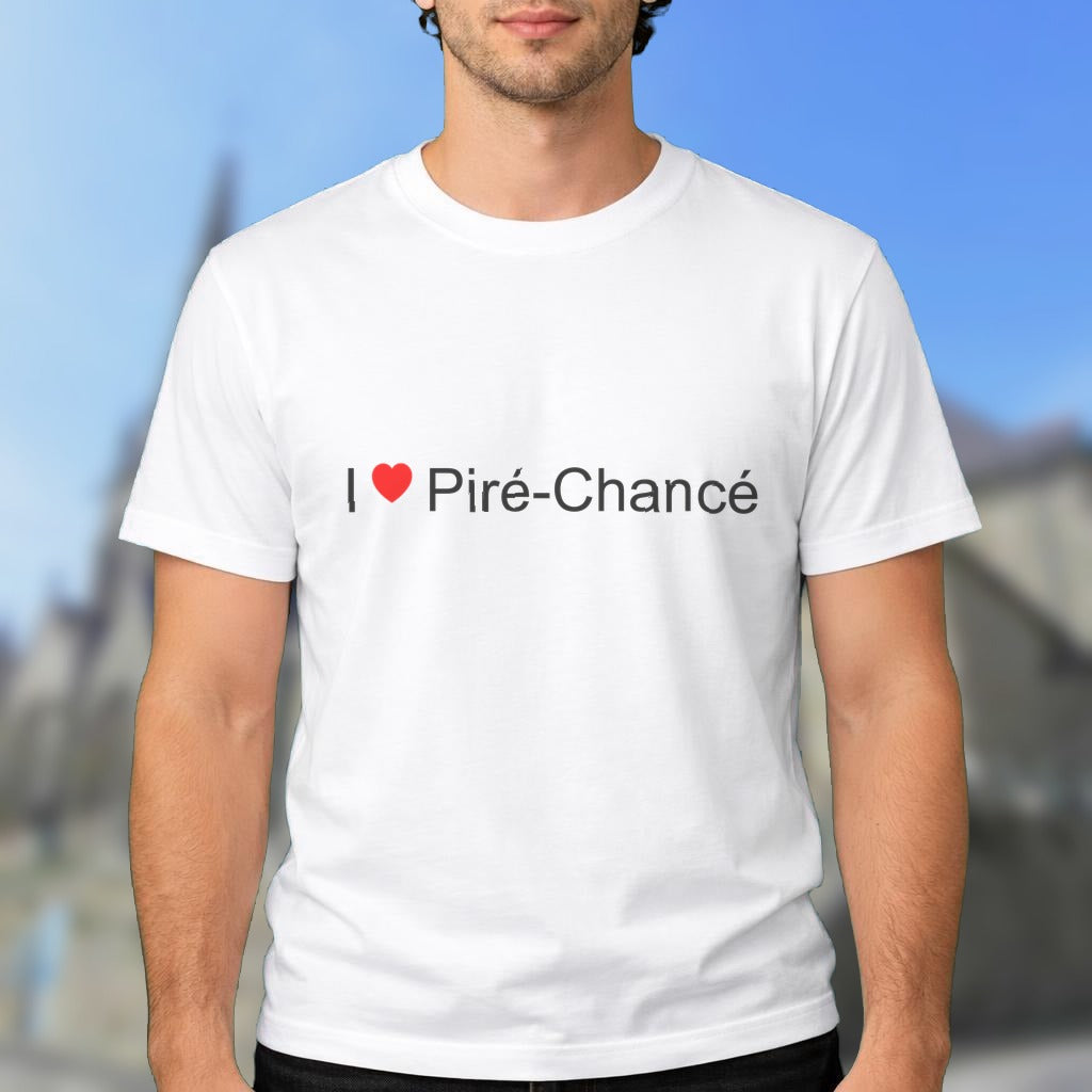 T-shirt I love piré-chancé