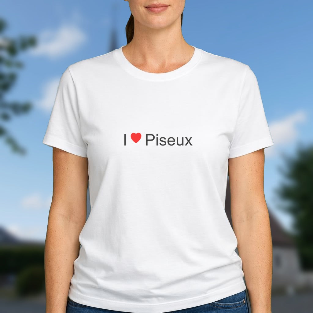T-shirt I love piseux