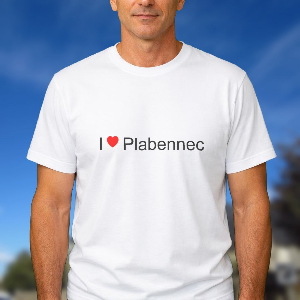 T-shirt I love plabennec