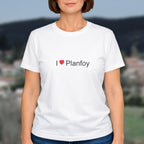 T-shirt I love planfoy