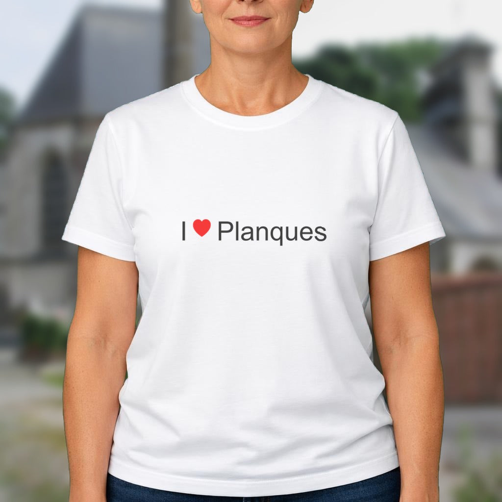 T-shirt I love planques