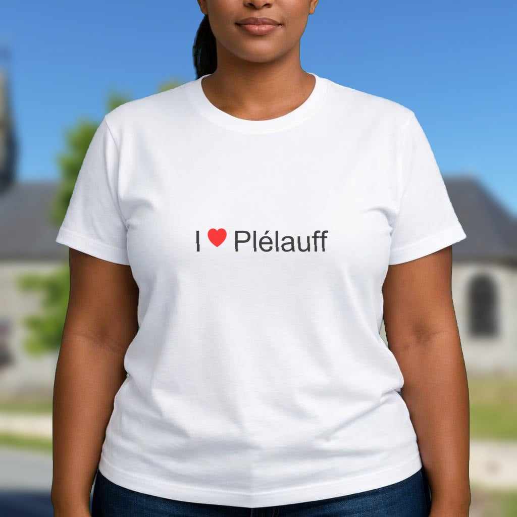 T-shirt I love plélauff