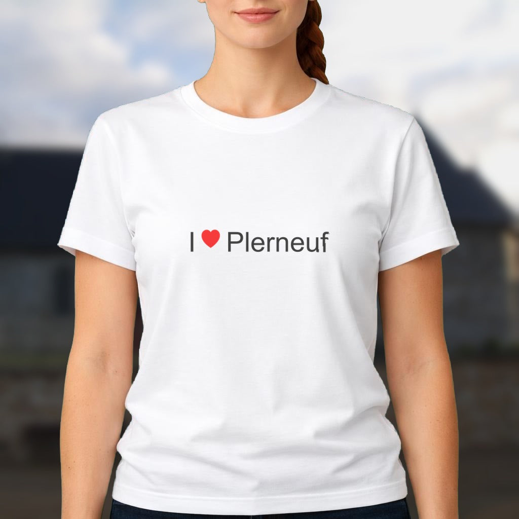 T-shirt I love plerneuf