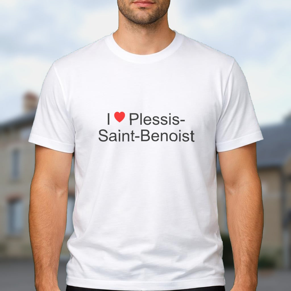T-shirt I love plessis-saint-benoist