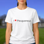 T-shirt I love pleugueneuc