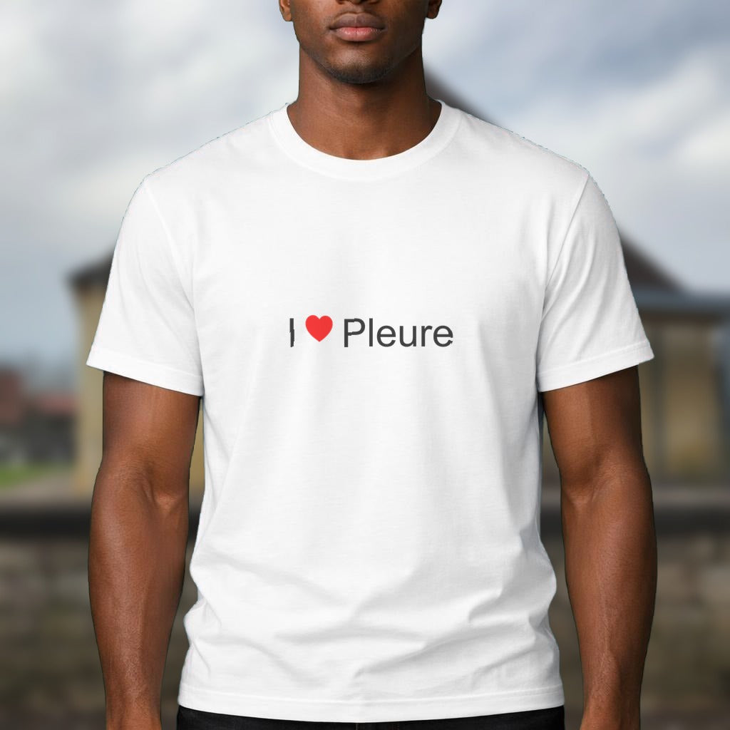 T-shirt I love pleure