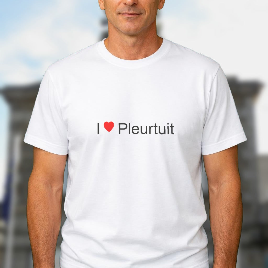 T-shirt I love pleurtuit