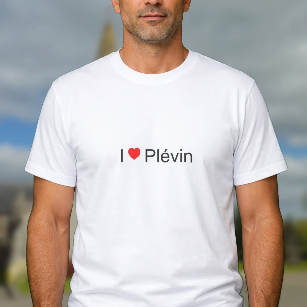 T-shirt I love plévin