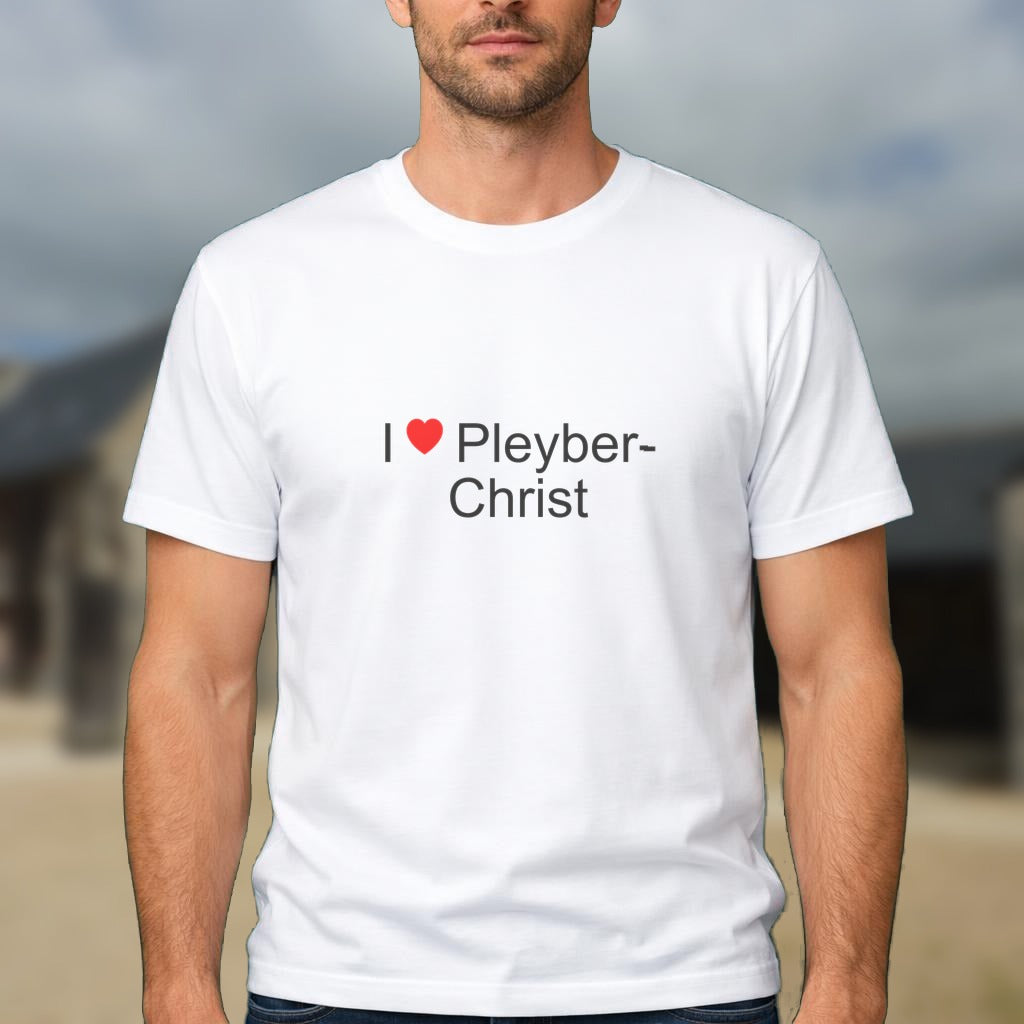 T-shirt I love pleyber-christ
