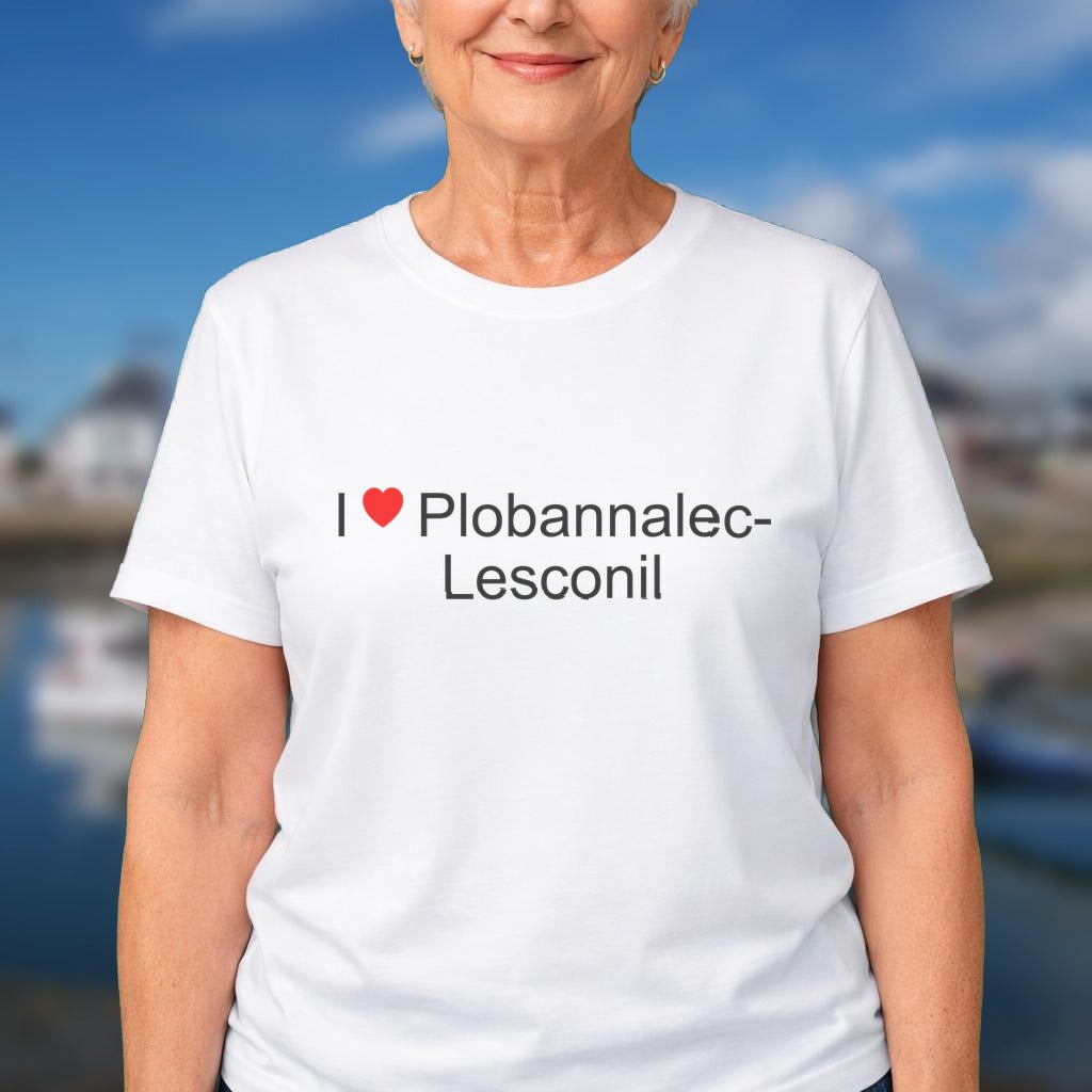 T-shirt I love plobannalec-lesconil