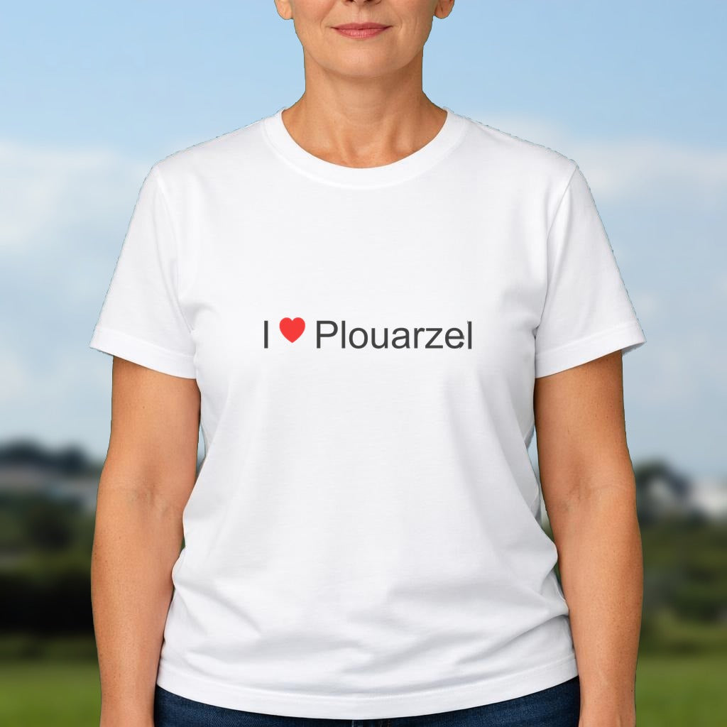 T-shirt I love plouarzel