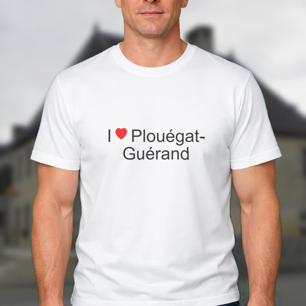 T-shirt I love plouégat-guérand