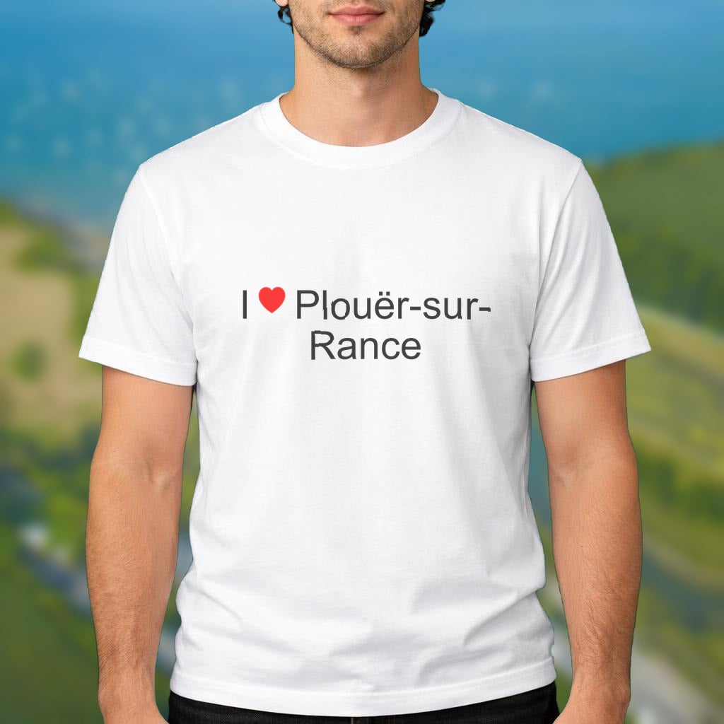 T-shirt I love plouër-sur-rance