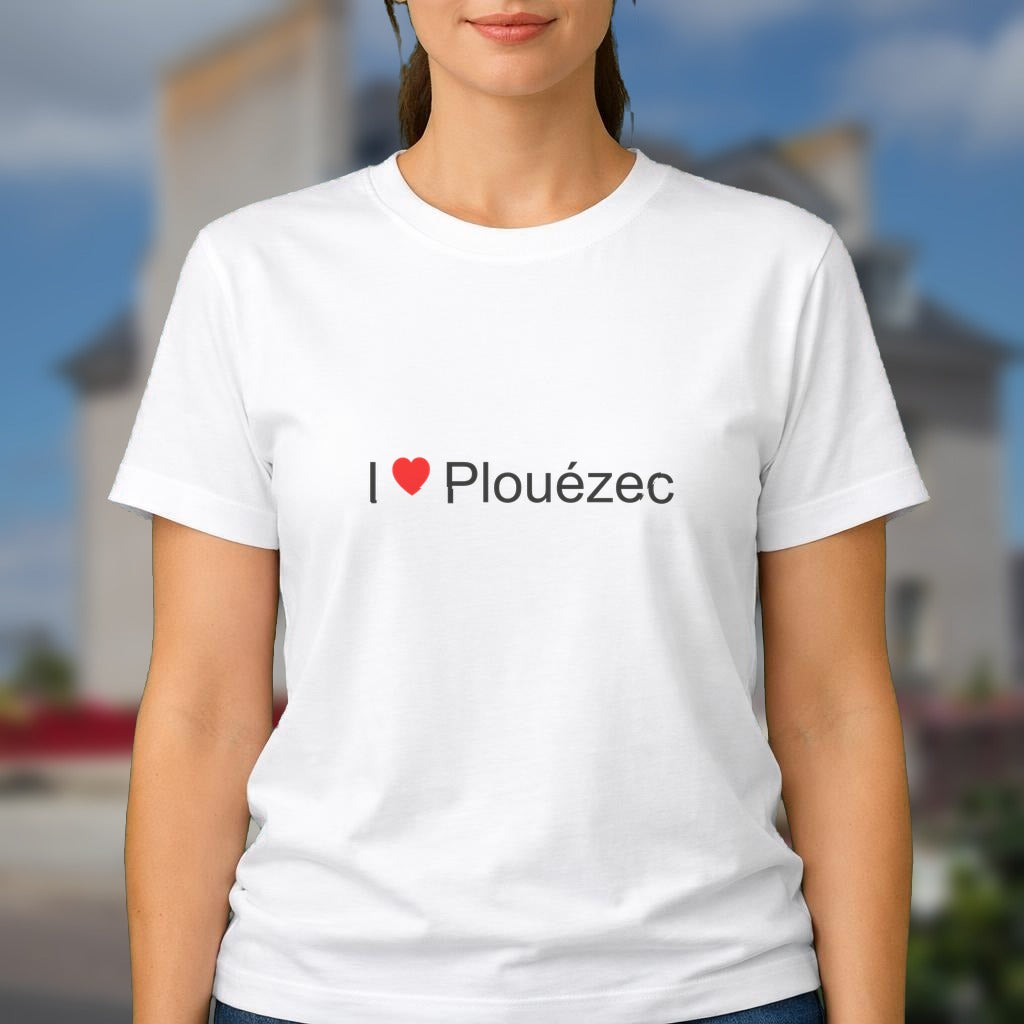 T-shirt I love plouézec